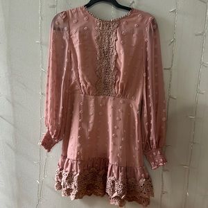 Light pink long sleeve dress!